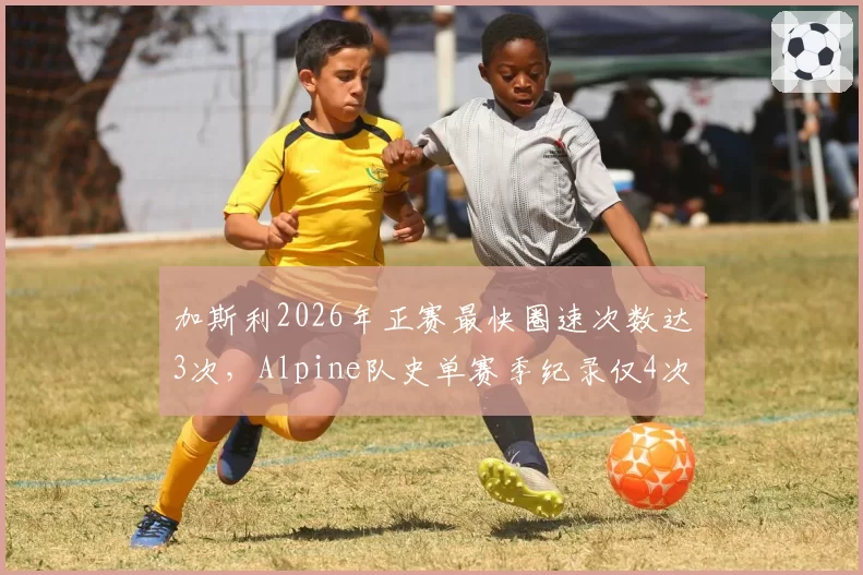 加斯利2026年正赛最快圈速次数达3次，Alpine队史单赛季纪录仅4次