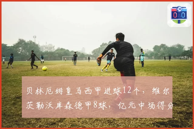 贝林厄姆皇马西甲进球12个，维尔茨勒沃库森德甲8球，亿元中场得分效率对比